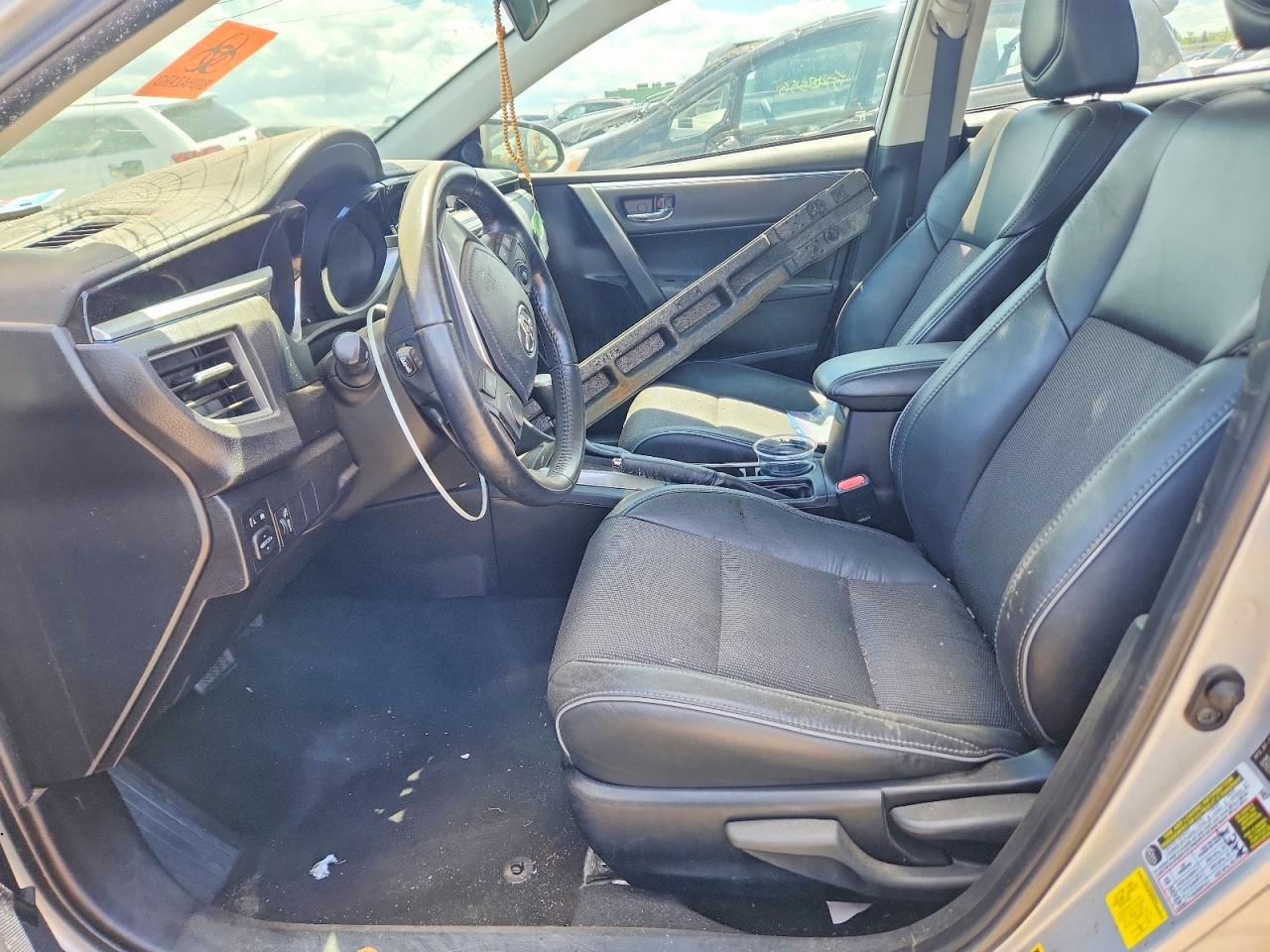 2014 Toyota Corolla S Plus Silver vin: 2T1BURHEXEC177265