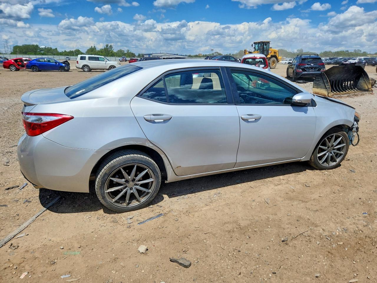2014 Toyota Corolla S Plus Silver vin: 2T1BURHEXEC177265