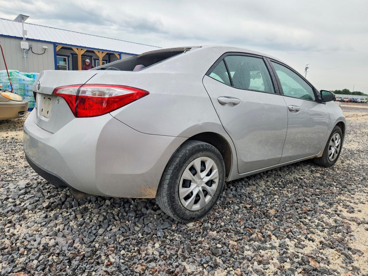 2014 Toyota Corolla L Silver vin: 2T1BURHEXEC180117