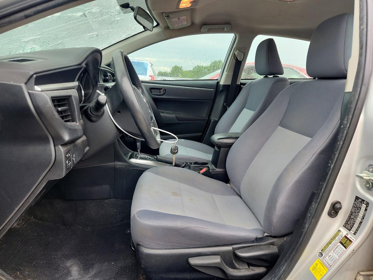 2014 Toyota Corolla L Silver vin: 2T1BURHEXEC180117