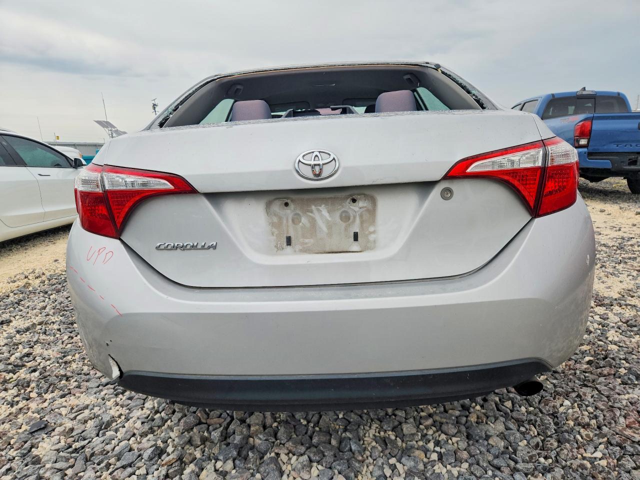 2014 Toyota Corolla L Silver vin: 2T1BURHEXEC180117