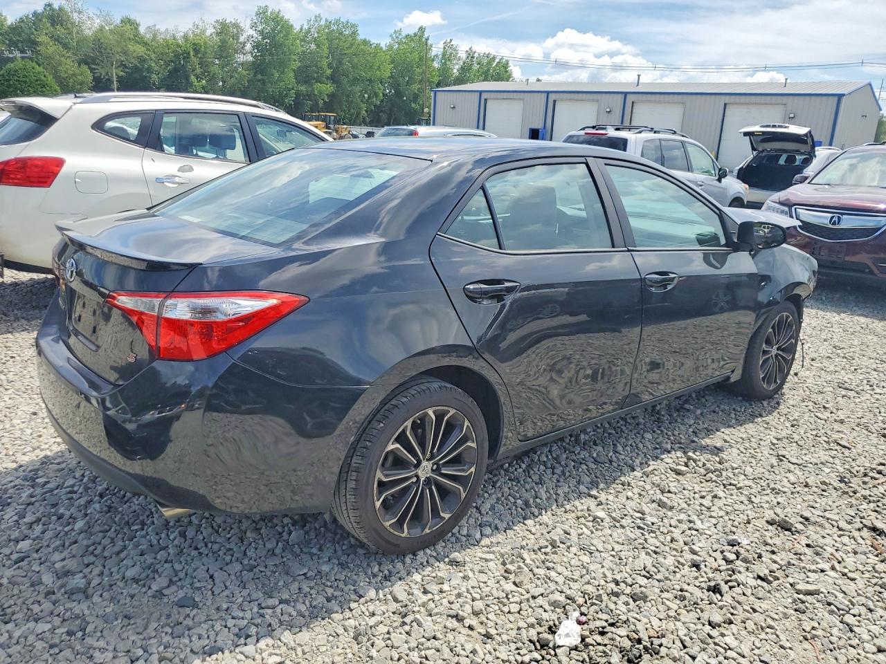2014 Toyota Corolla S Plus Black vin: 2T1BURHEXEC188329