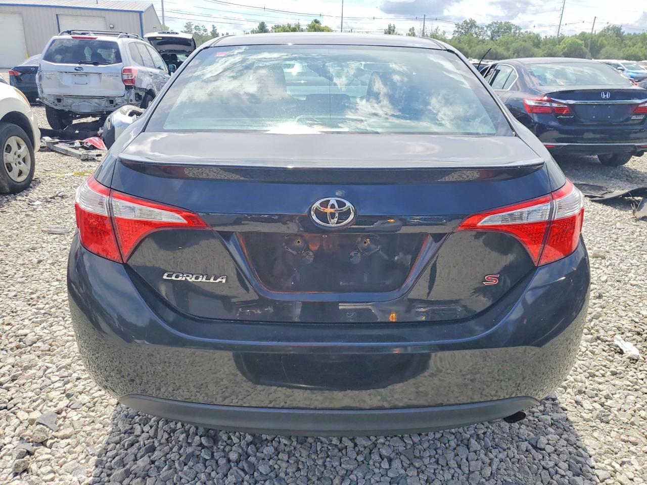 2014 Toyota Corolla S Plus Black vin: 2T1BURHEXEC188329