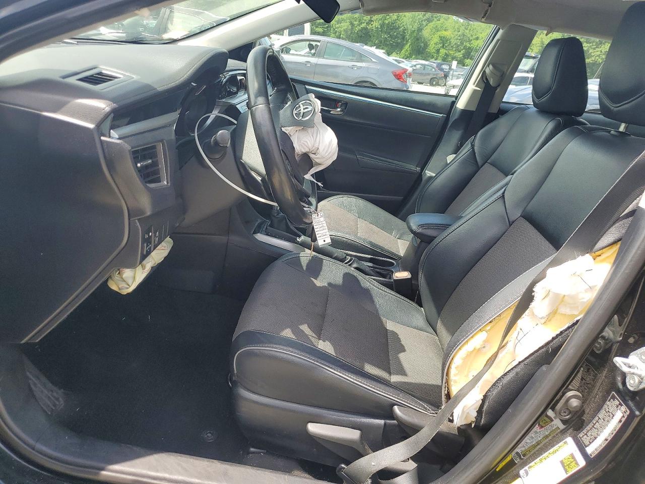 2014 Toyota Corolla S Plus Black vin: 2T1BURHEXEC188329