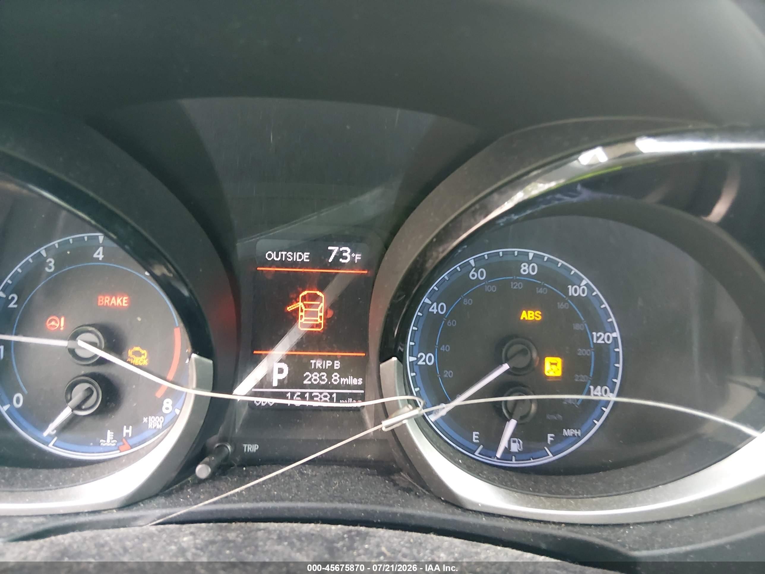 2014 Toyota Corolla S Plus Red vin: 2T1BURHEXEC188573