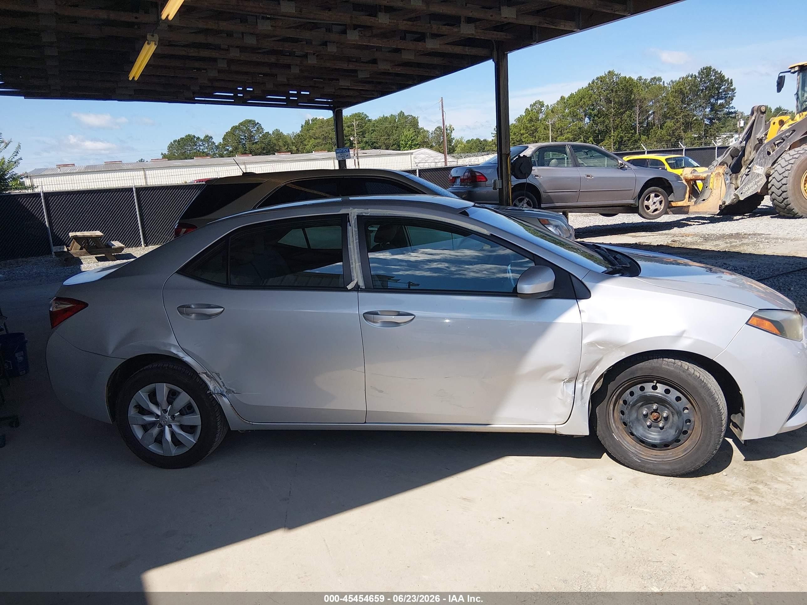 2014 Toyota Corolla Le Gray vin: 2T1BURHEXEC192056