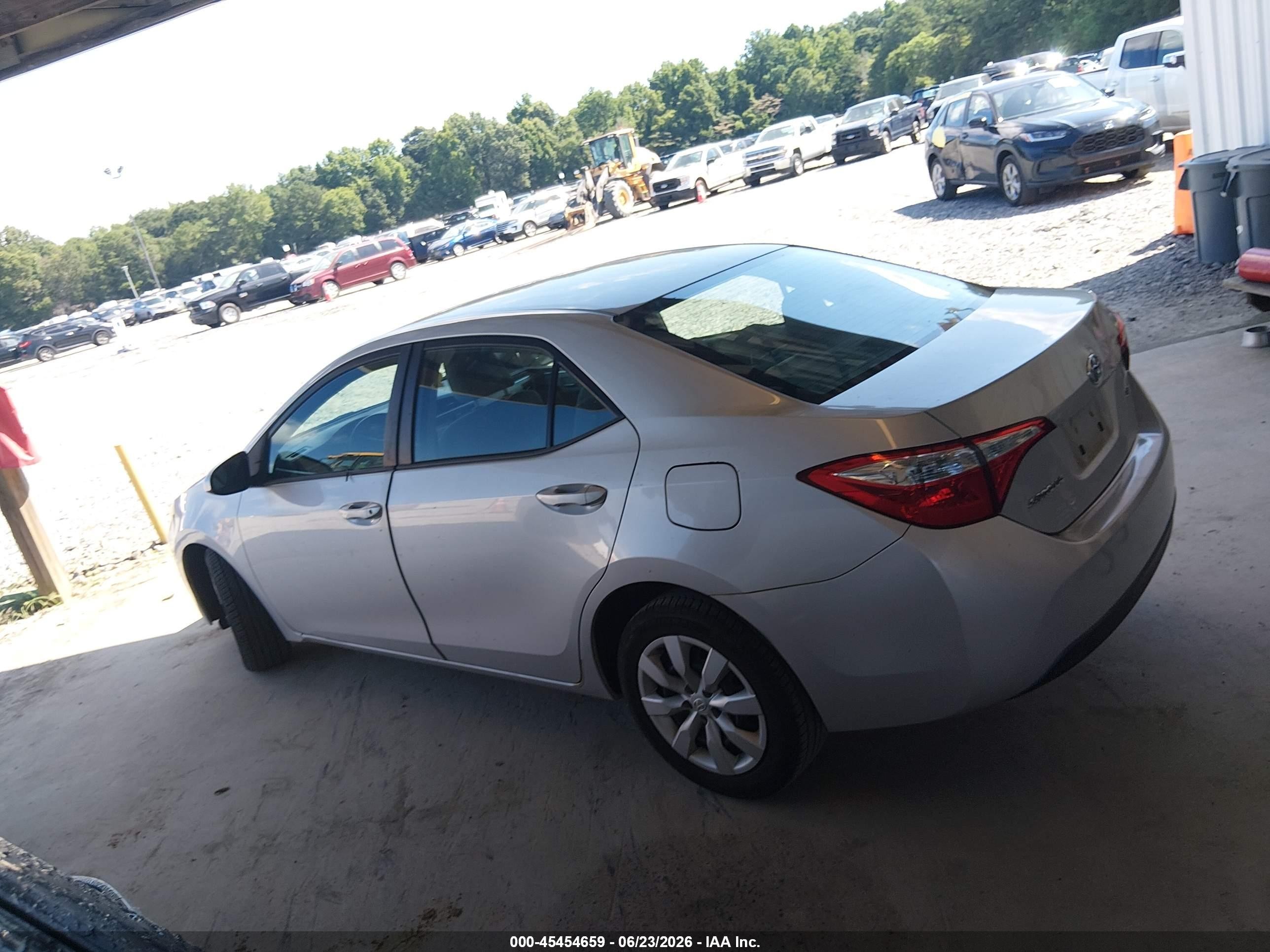 2014 Toyota Corolla Le Gray vin: 2T1BURHEXEC192056