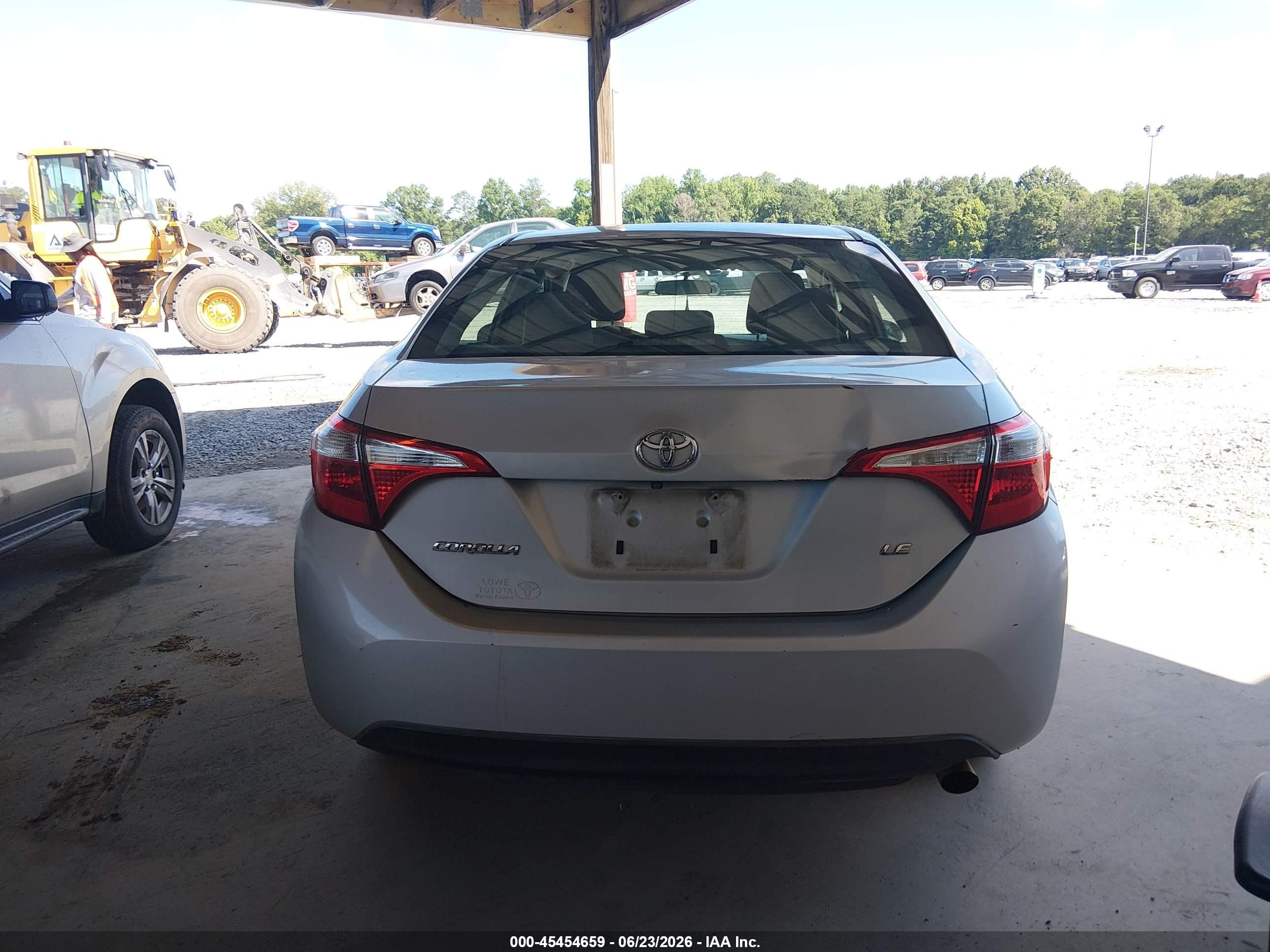 2014 Toyota Corolla Le Gray vin: 2T1BURHEXEC192056