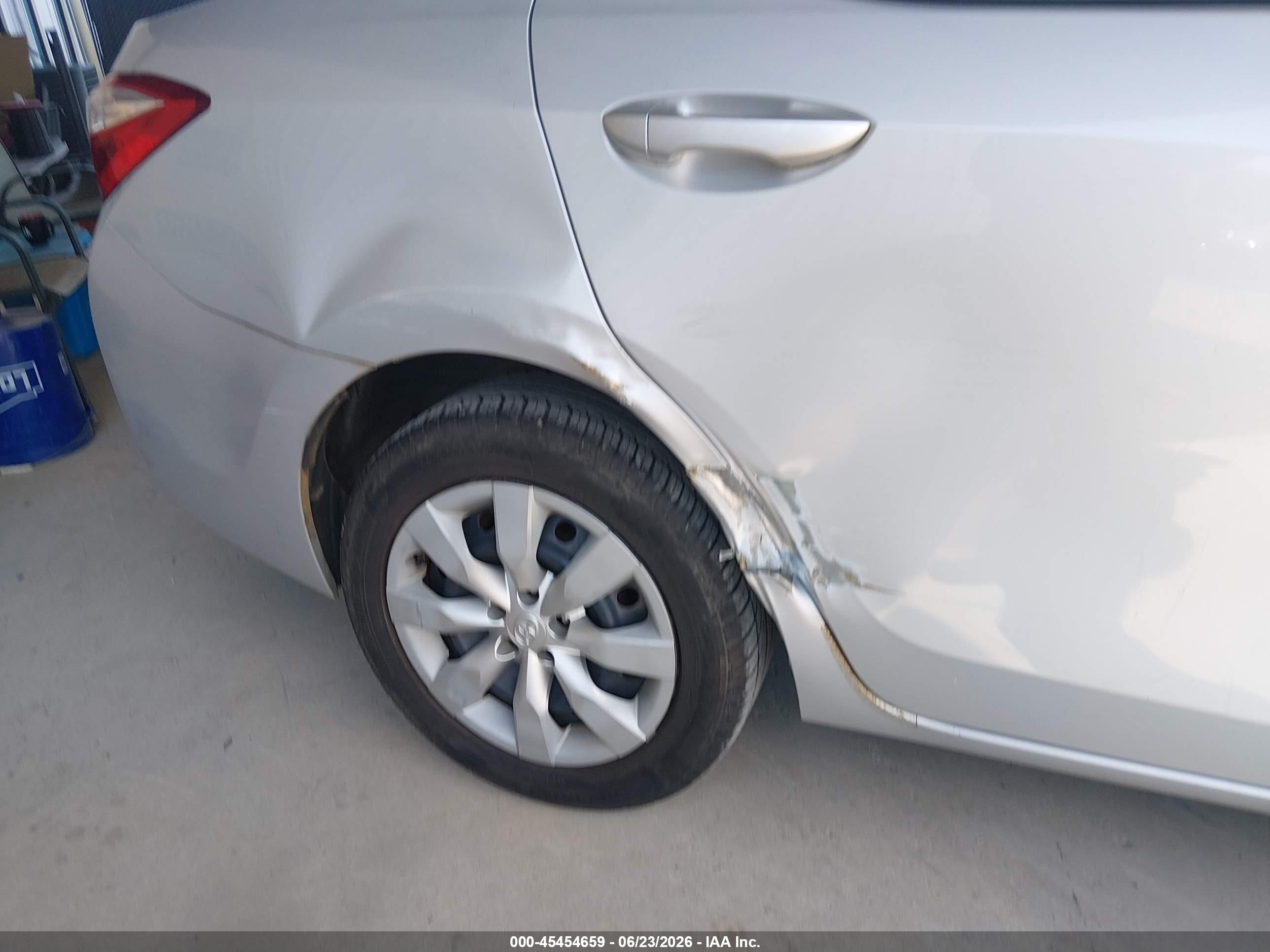 2014 Toyota Corolla Le Gray vin: 2T1BURHEXEC192056