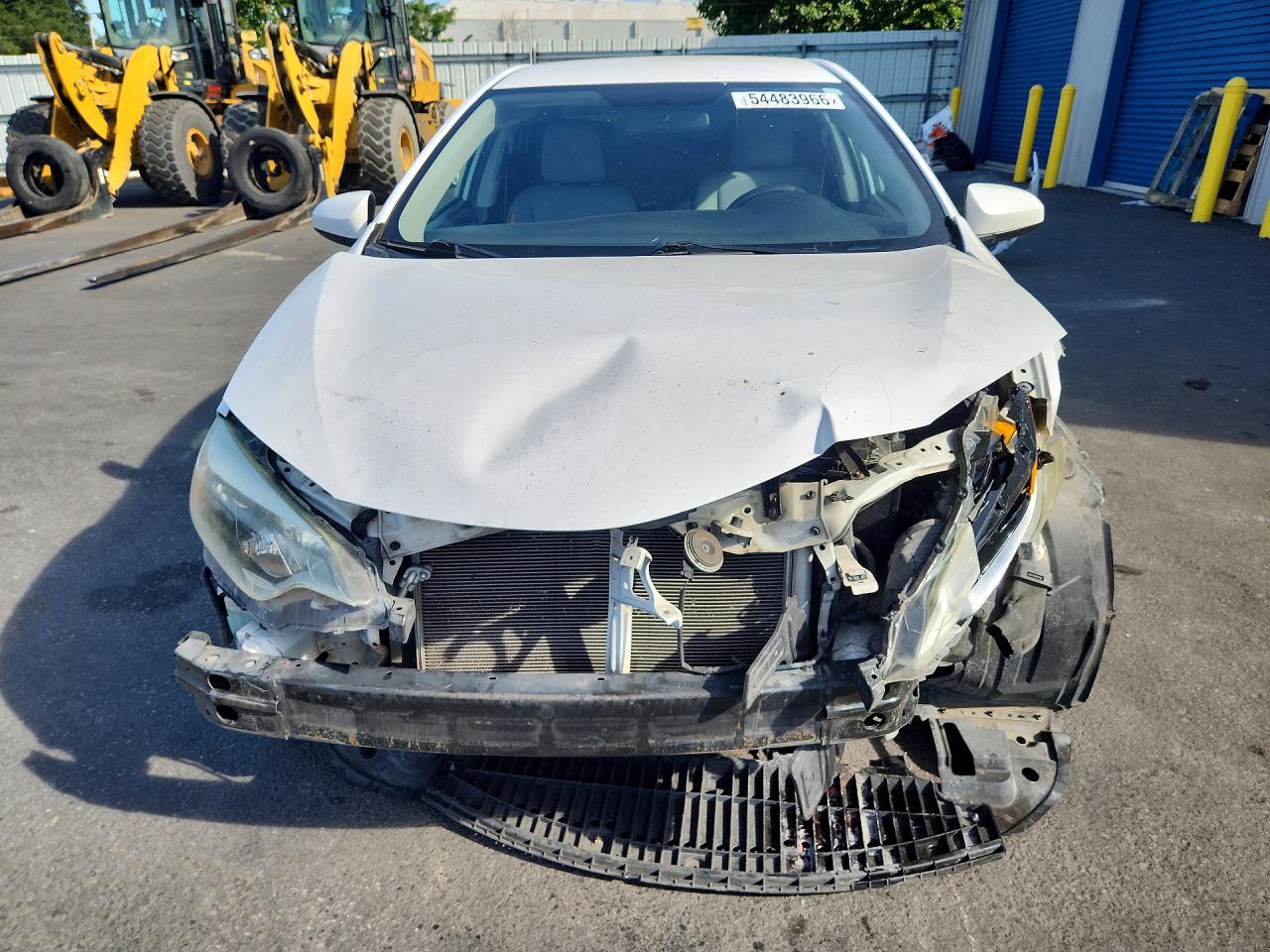 2014 Toyota Corolla Le White vin: 2T1BURHEXEC192767