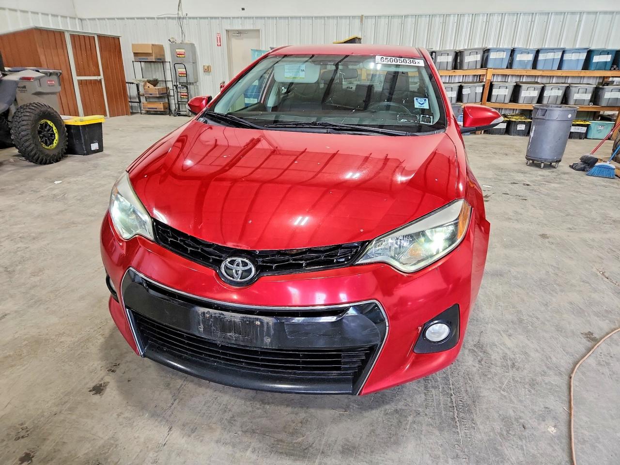 2014 Toyota Corolla S Plus Красный vin: 2T1BURHEXEC195216