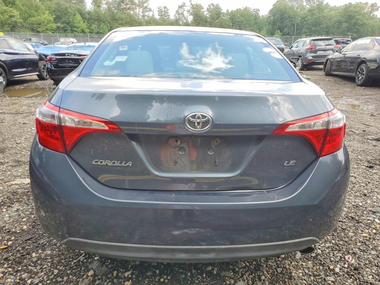 2014 Toyota Corolla Le Blue vin: 2T1BURHEXEC201094