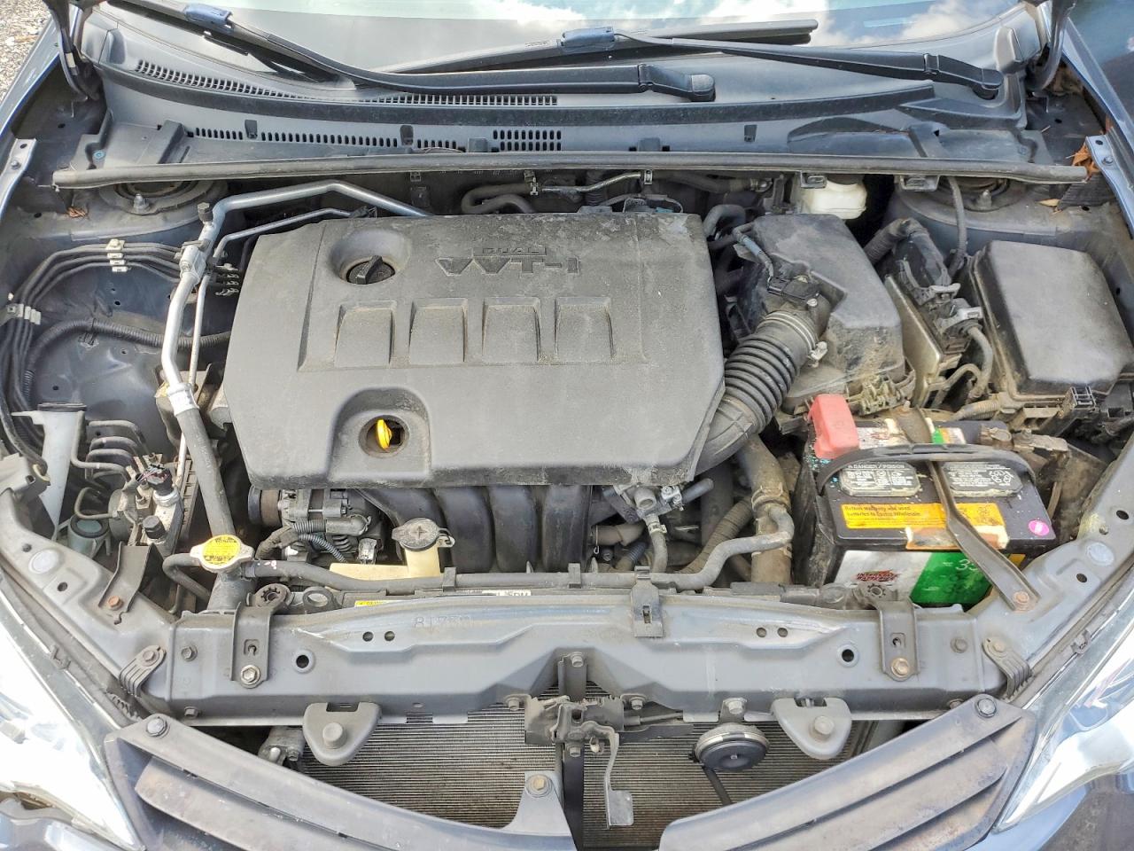 2014 Toyota Corolla Le Blue vin: 2T1BURHEXEC201094