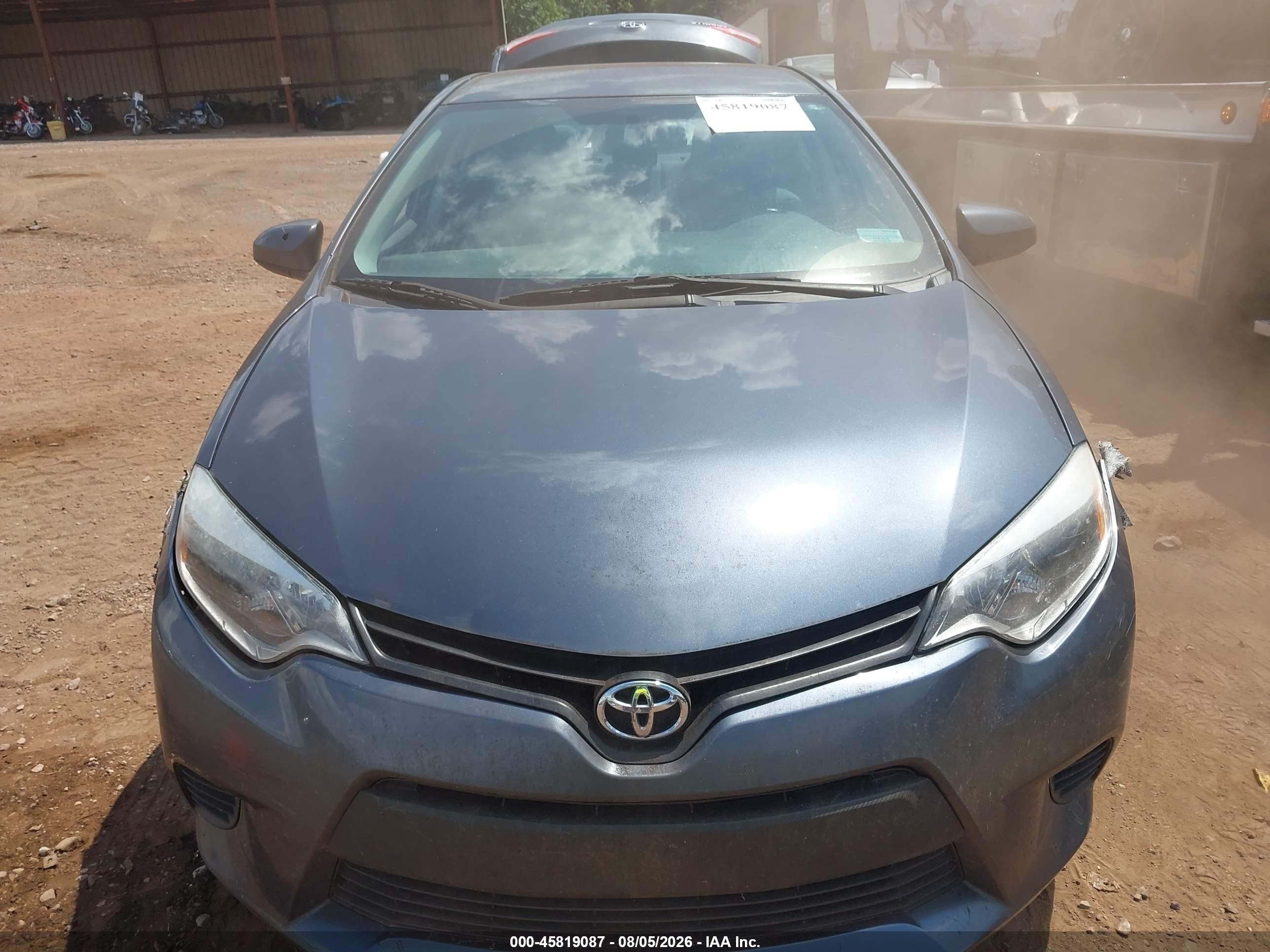 2014 Toyota Corolla L Black vin: 2T1BURHEXEC202679
