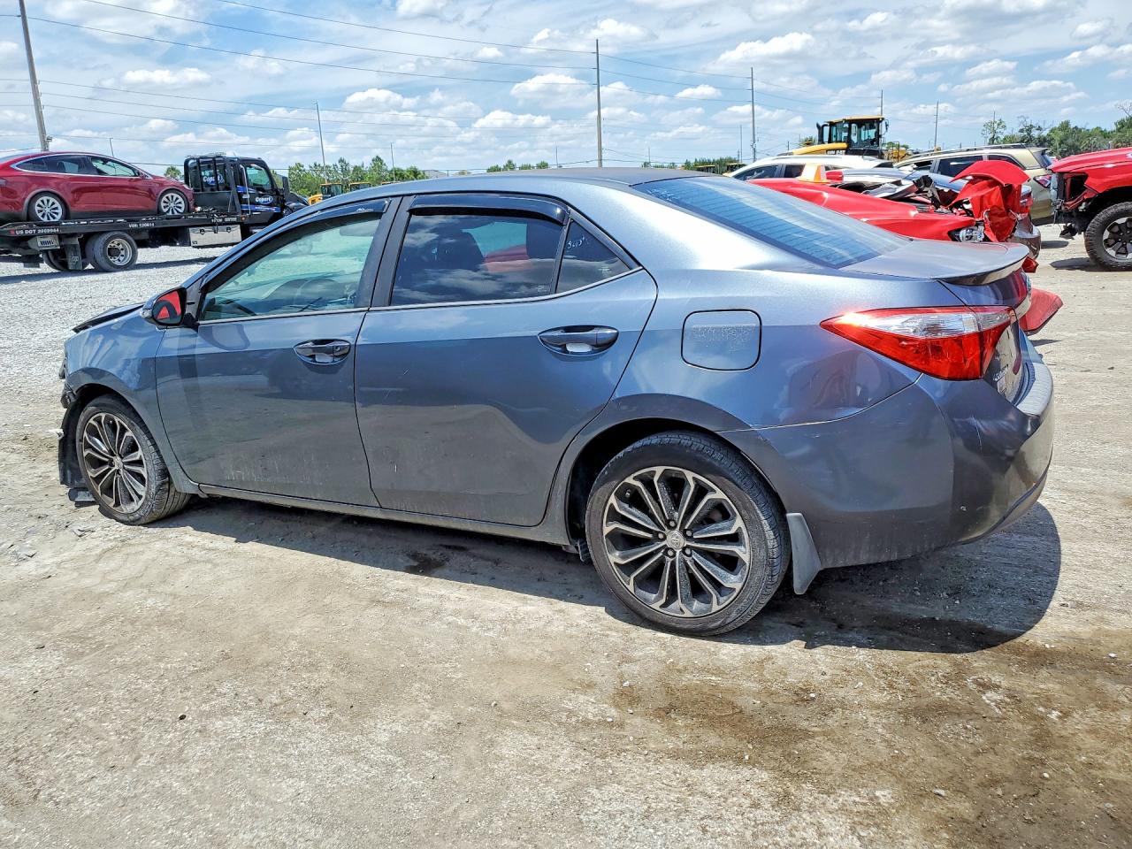 2014 Toyota Corolla S Plus Gray vin: 2T1BURHEXEC205615