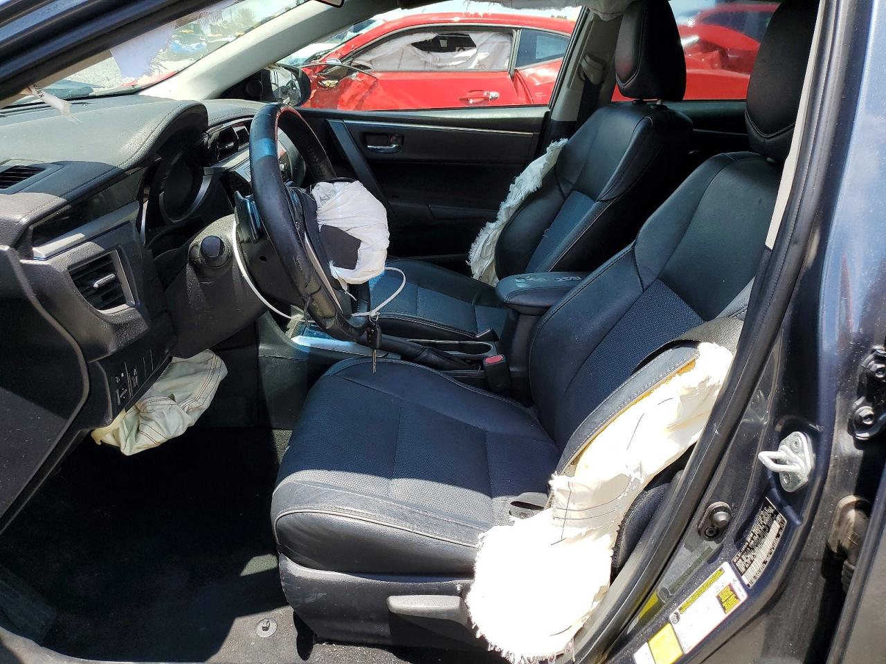 2014 Toyota Corolla S Plus Gray vin: 2T1BURHEXEC205615