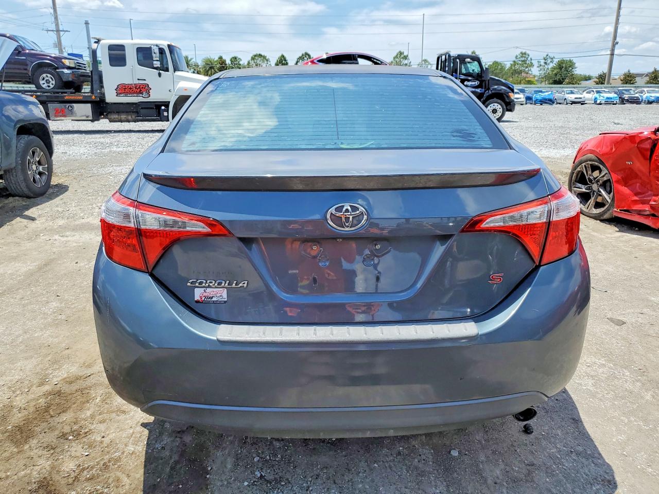 2014 Toyota Corolla S Plus Gray vin: 2T1BURHEXEC205615