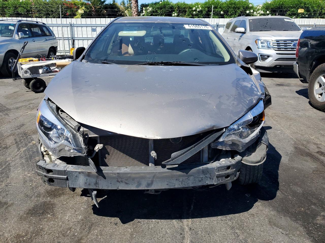 2014 Toyota Corolla Le Gray vin: 2T1BURHEXEC206733