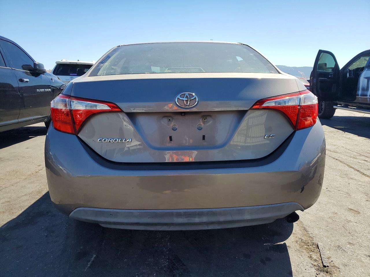 2014 Toyota Corolla Le Gray vin: 2T1BURHEXEC206733
