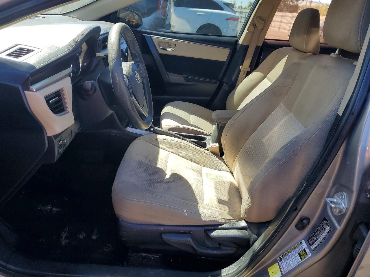 2014 Toyota Corolla Le Gray vin: 2T1BURHEXEC206733
