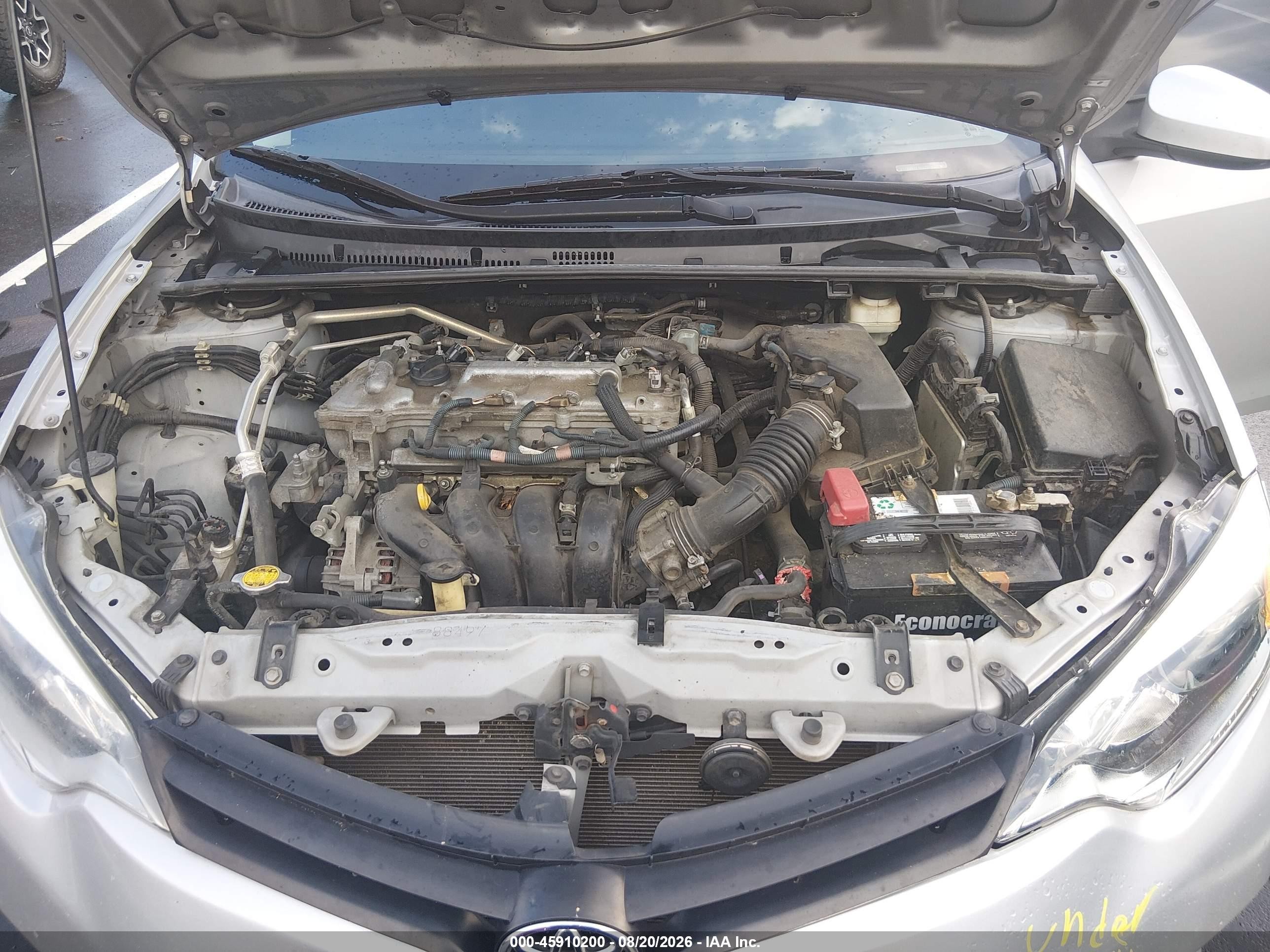 2014 Toyota Corolla L Silver vin: 2T1BURHEXEC207851
