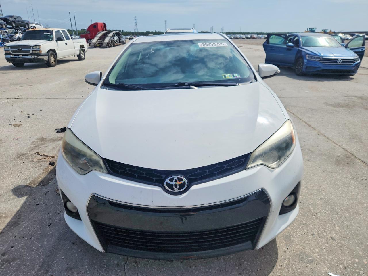 2014 Toyota Corolla S Plus Белый vin: 2T1BURHEXEC210040