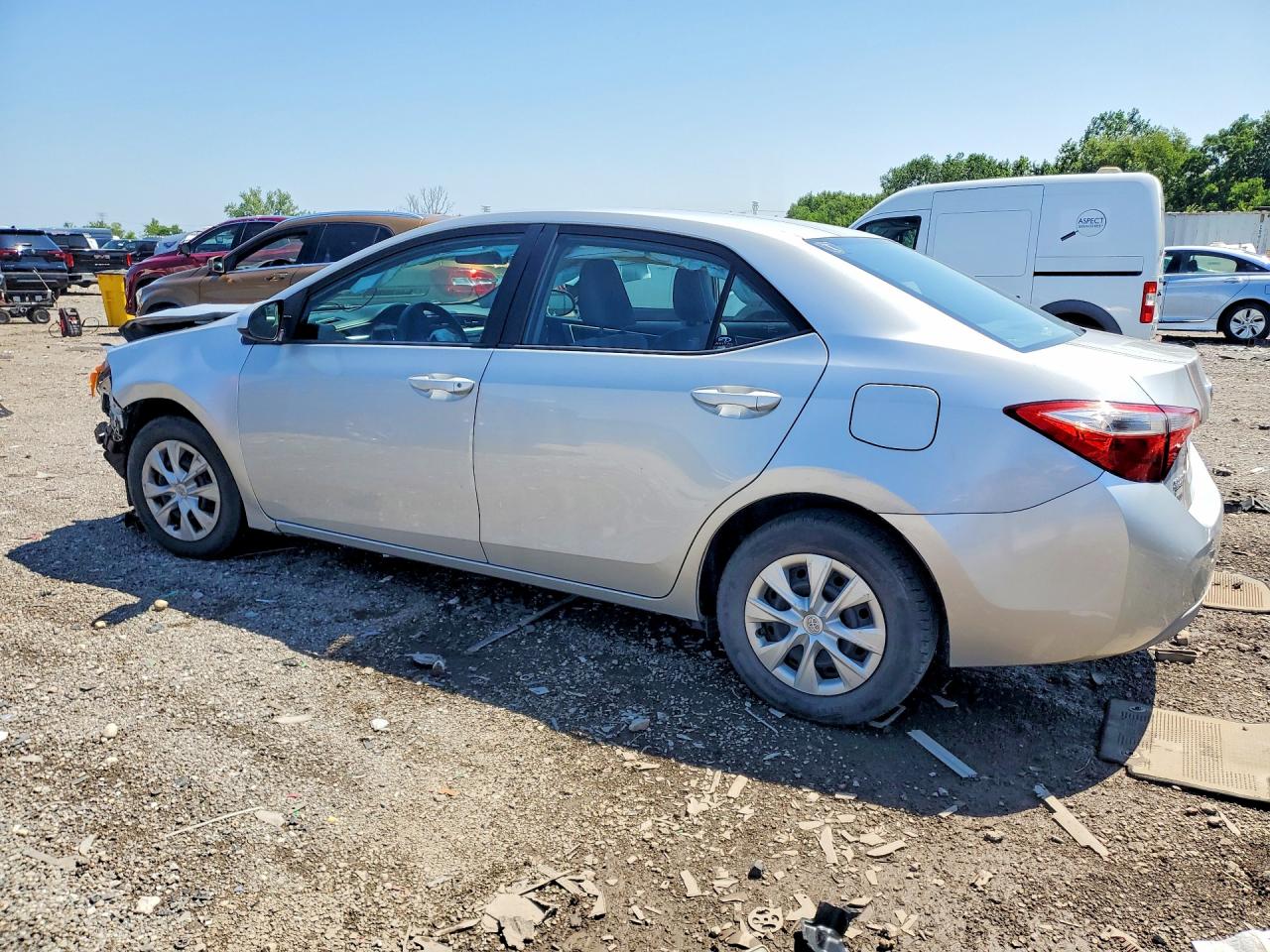 2014 Toyota Corolla L Silver vin: 2T1BURHEXEC213665