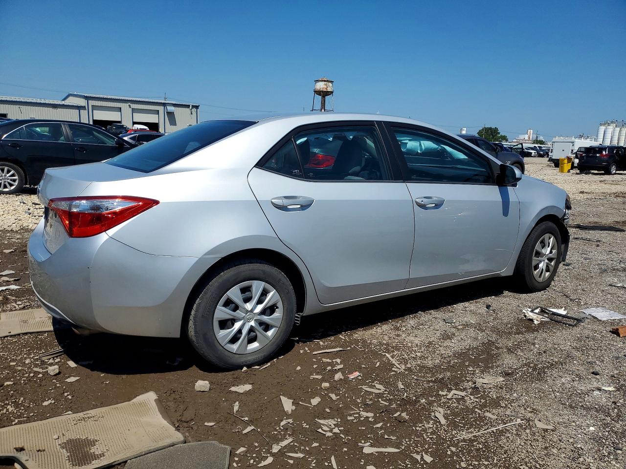 2014 Toyota Corolla L Silver vin: 2T1BURHEXEC213665