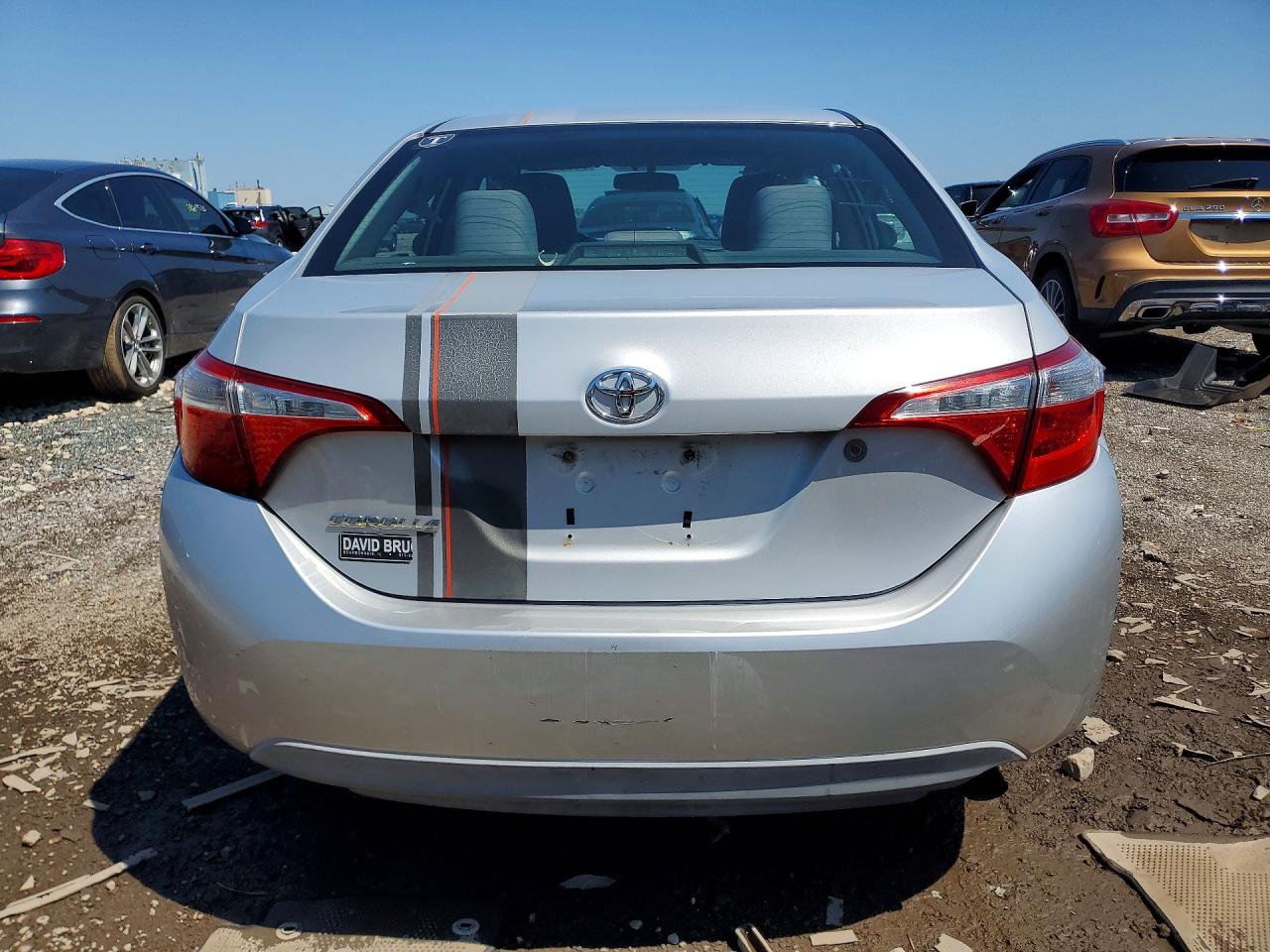 2014 Toyota Corolla L Silver vin: 2T1BURHEXEC213665