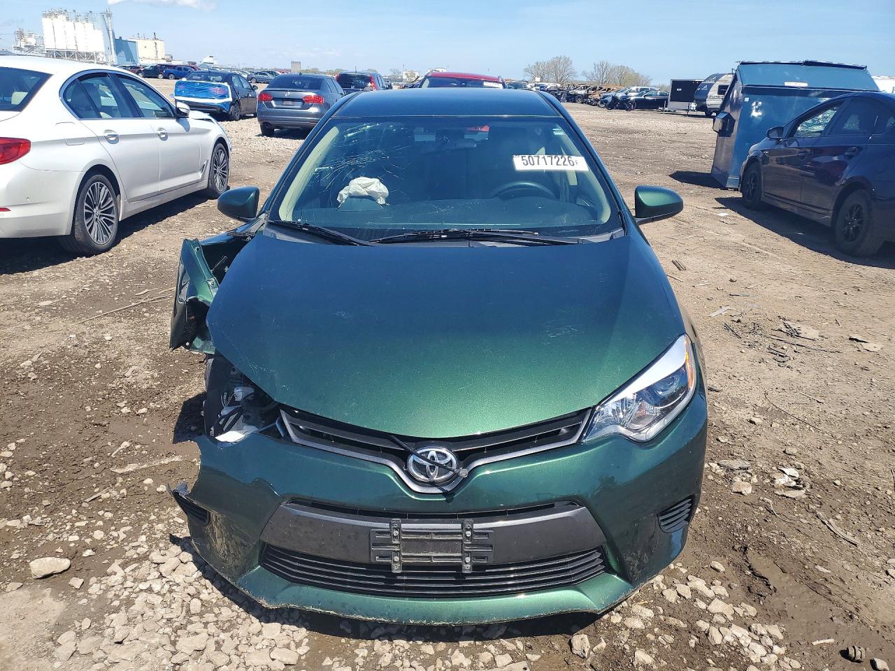 2014 Toyota Corolla Le Green vin: 2T1BURHEXEC219031