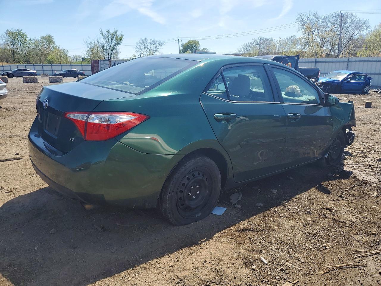 2014 Toyota Corolla Le Green vin: 2T1BURHEXEC219031