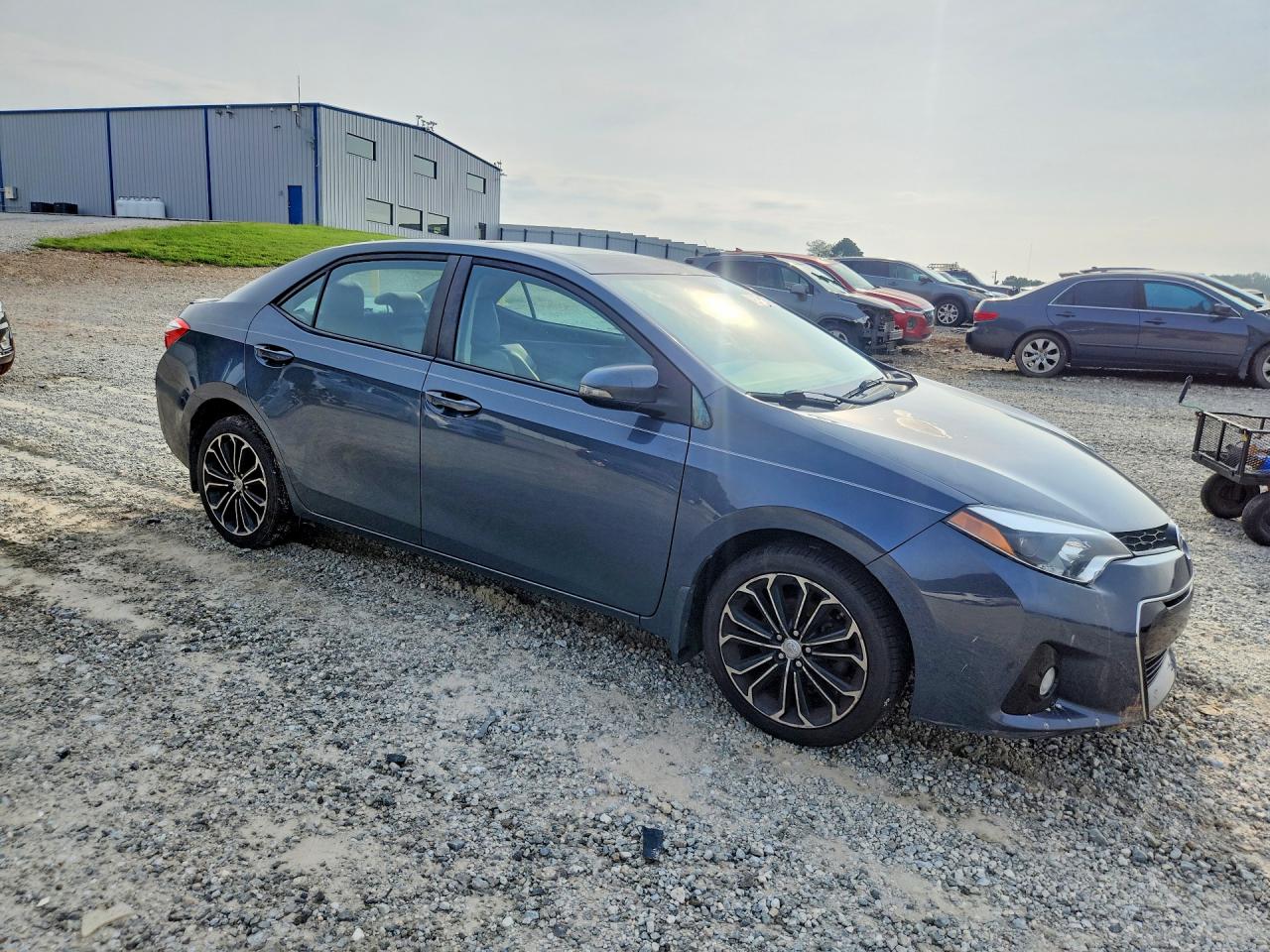 2015 Toyota Corolla S Plus Blue vin: 2T1BURHEXFC229477