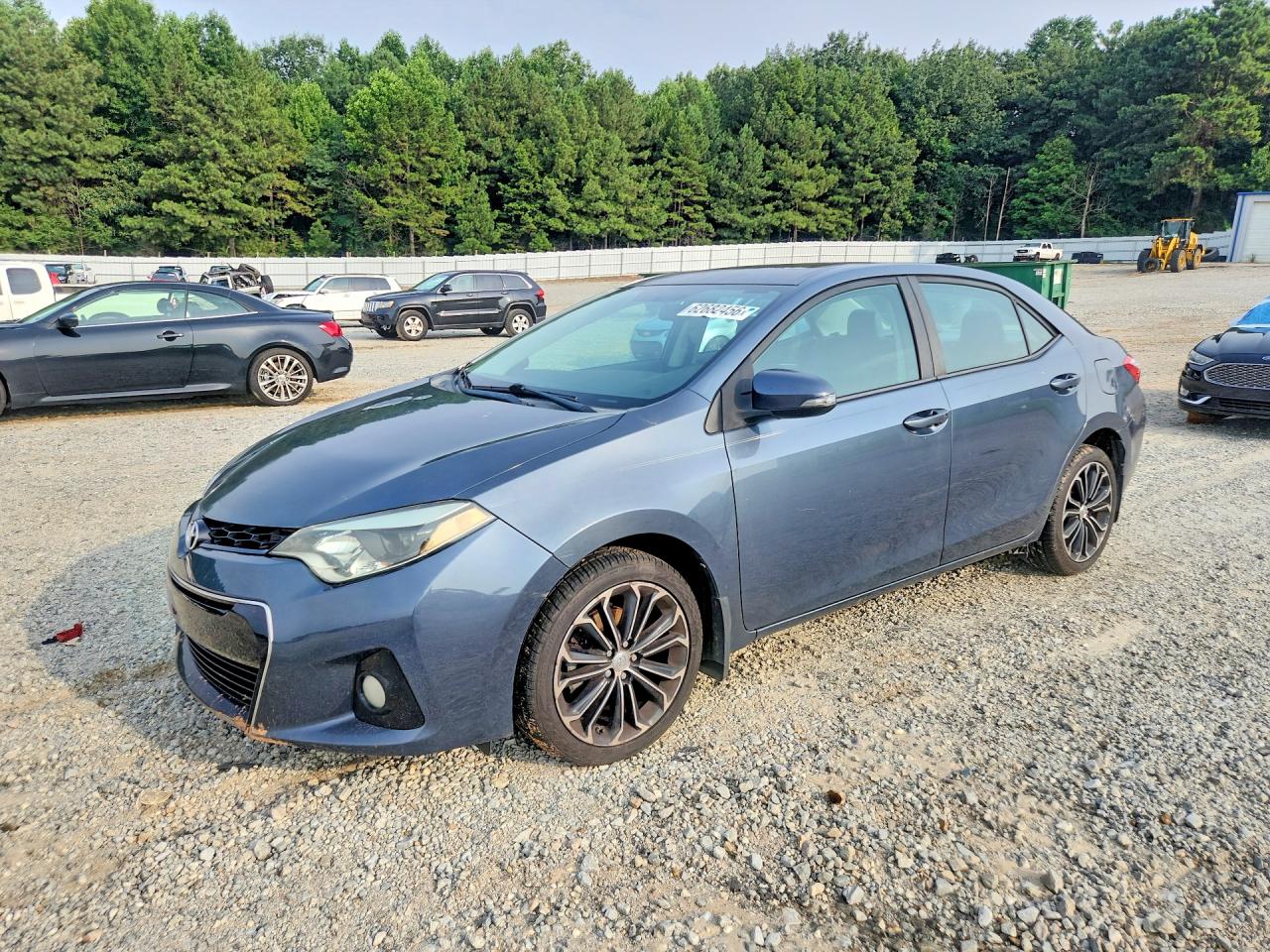 2015 Toyota Corolla S Plus Blue vin: 2T1BURHEXFC229477