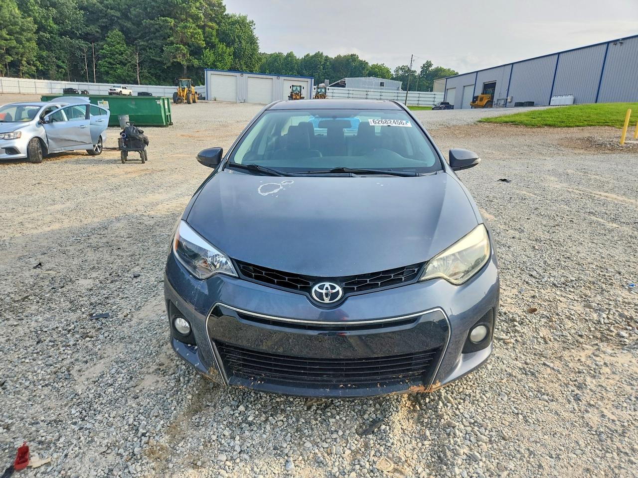 2015 Toyota Corolla S Plus Blue vin: 2T1BURHEXFC229477