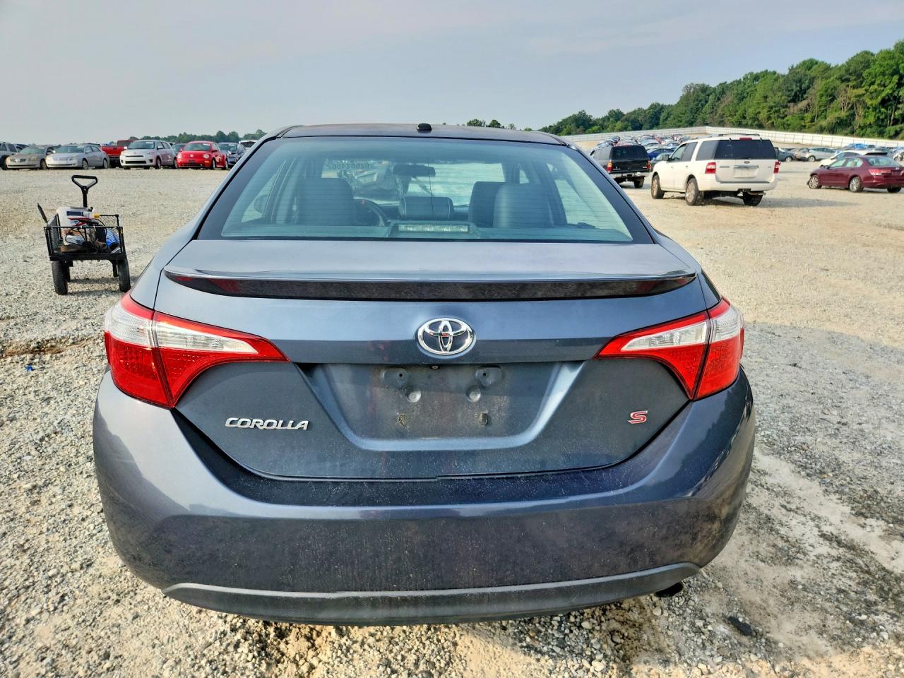 2015 Toyota Corolla S Plus Blue vin: 2T1BURHEXFC229477