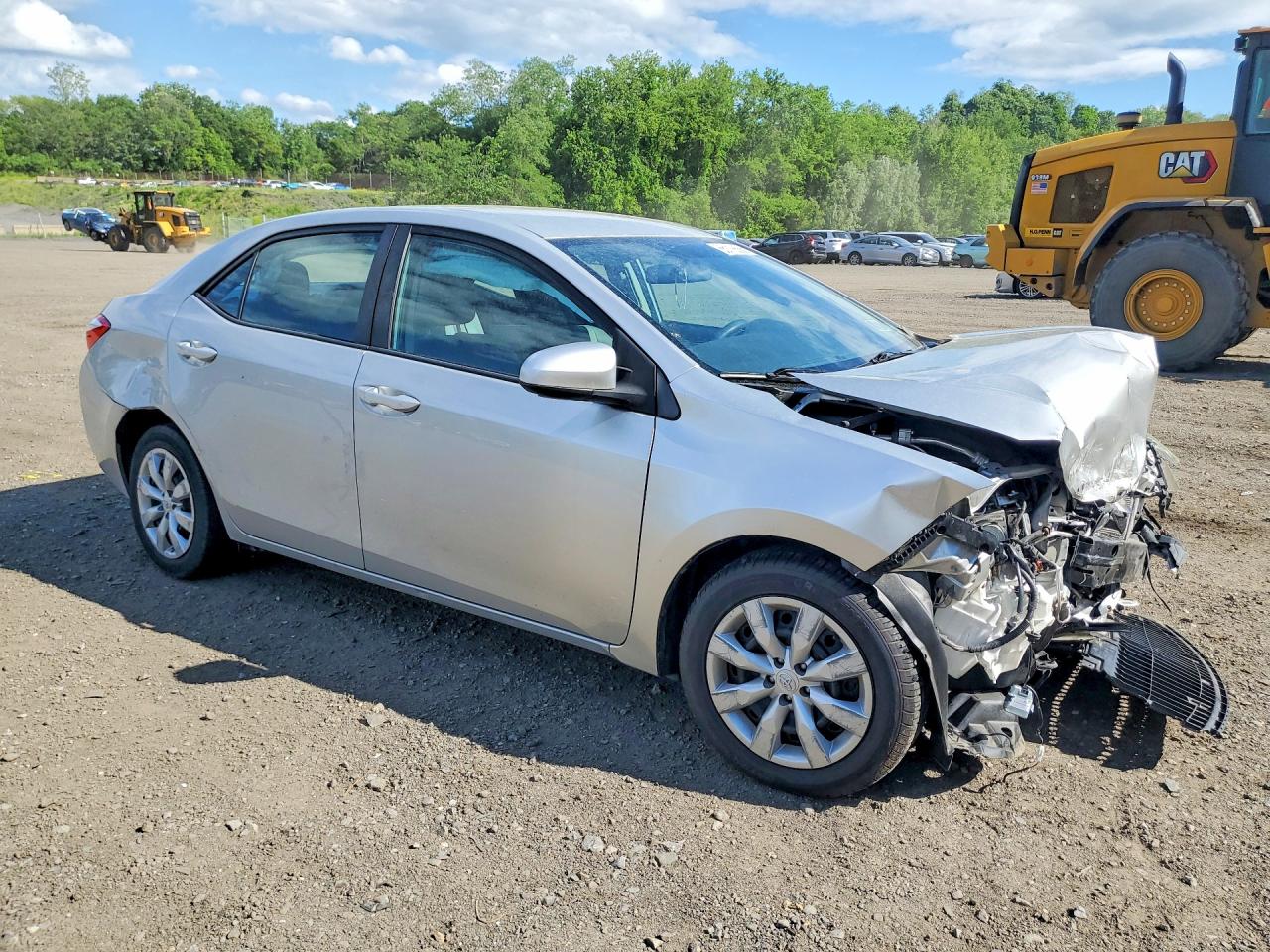 2015 Toyota Corolla Le Silver vin: 2T1BURHEXFC248255