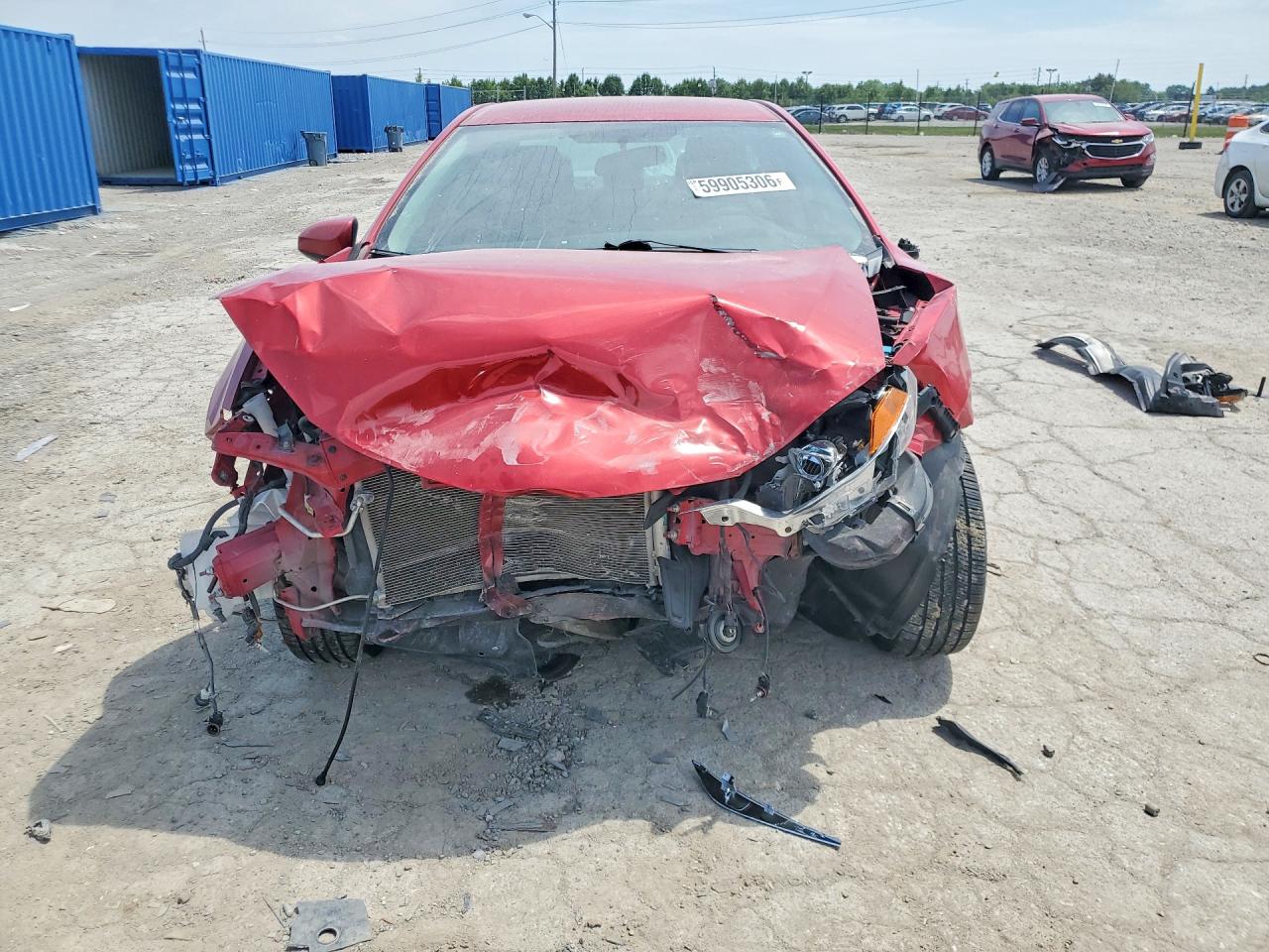 2015 Toyota Corolla S Plus Red vin: 2T1BURHEXFC249146