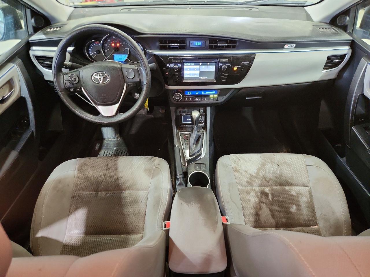 2015 Toyota Corolla Le Gray vin: 2T1BURHEXFC254489