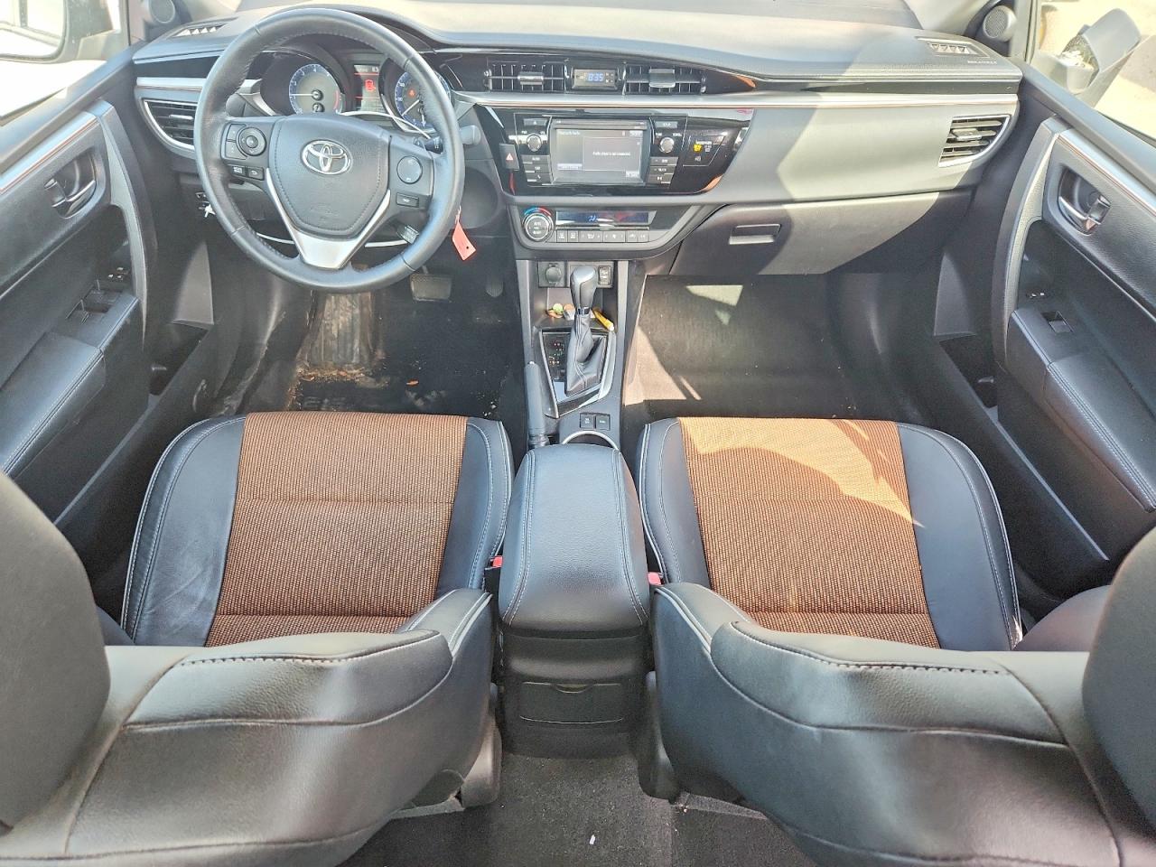 2015 Toyota Corolla S Plus White vin: 2T1BURHEXFC265752