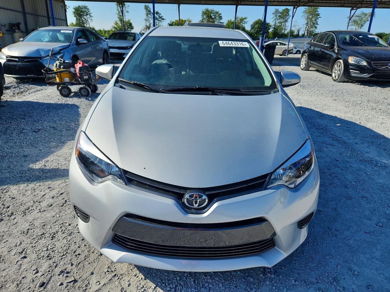 2015 Toyota Corolla Le Silver vin: 2T1BURHEXFC268747