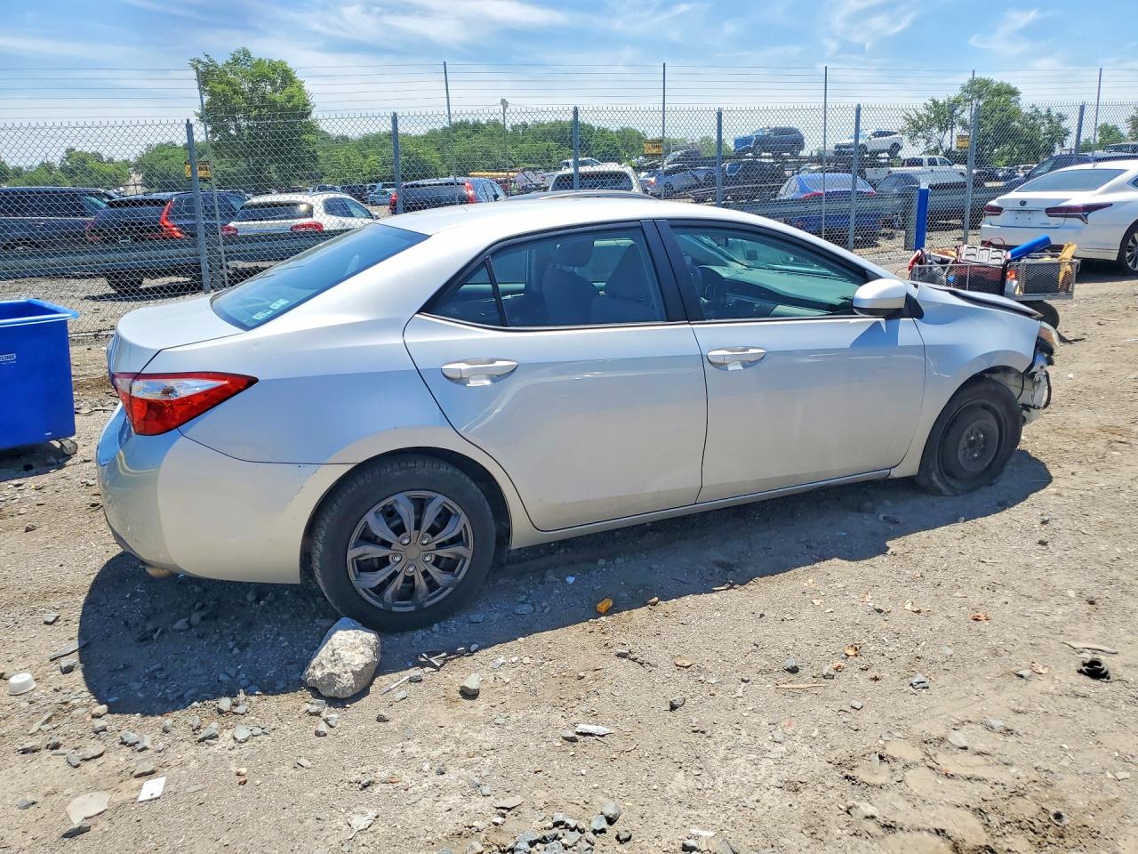 2015 Toyota Corolla Le Silver vin: 2T1BURHEXFC273379