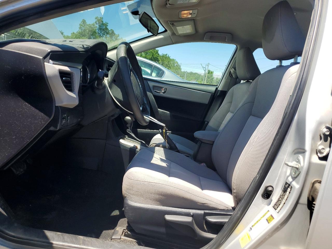 2015 Toyota Corolla Le Silver vin: 2T1BURHEXFC273379