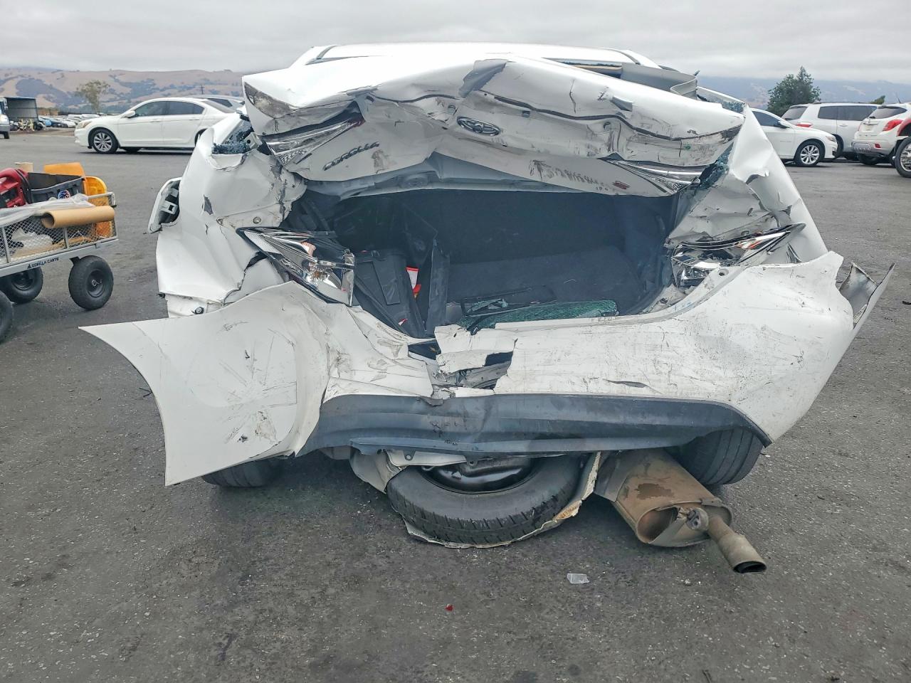 2015 Toyota Corolla S Plus White vin: 2T1BURHEXFC278372