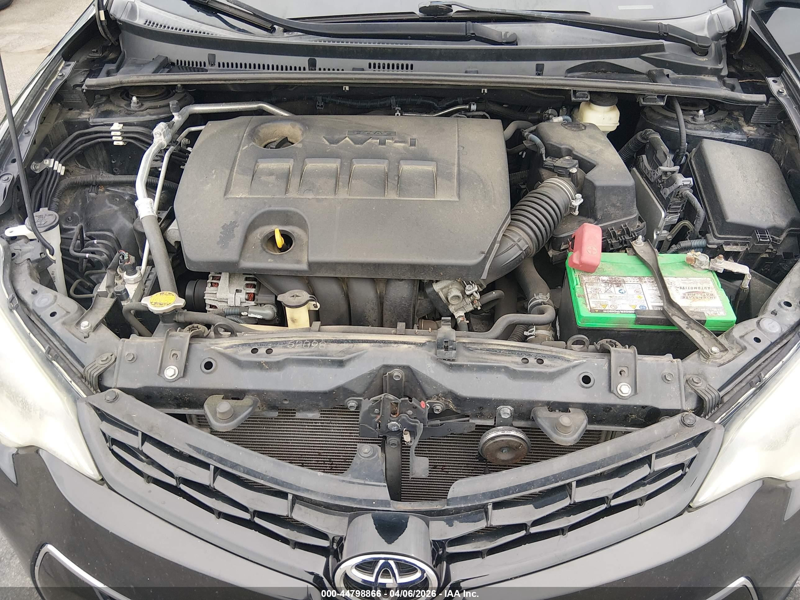 2015 Toyota Corolla S Plus Black vin: 2T1BURHEXFC281451