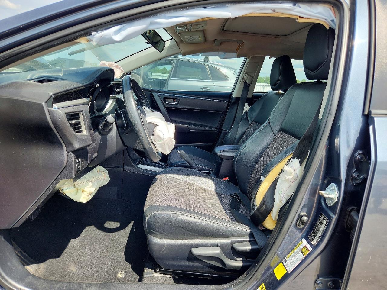 2015 Toyota Corolla S Plus Gray vin: 2T1BURHEXFC289775