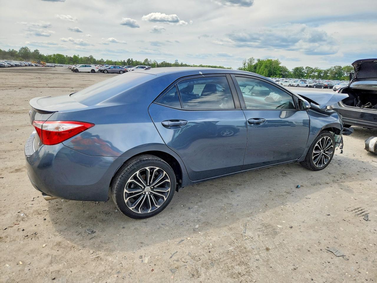 2015 Toyota Corolla S Plus Gray vin: 2T1BURHEXFC289775