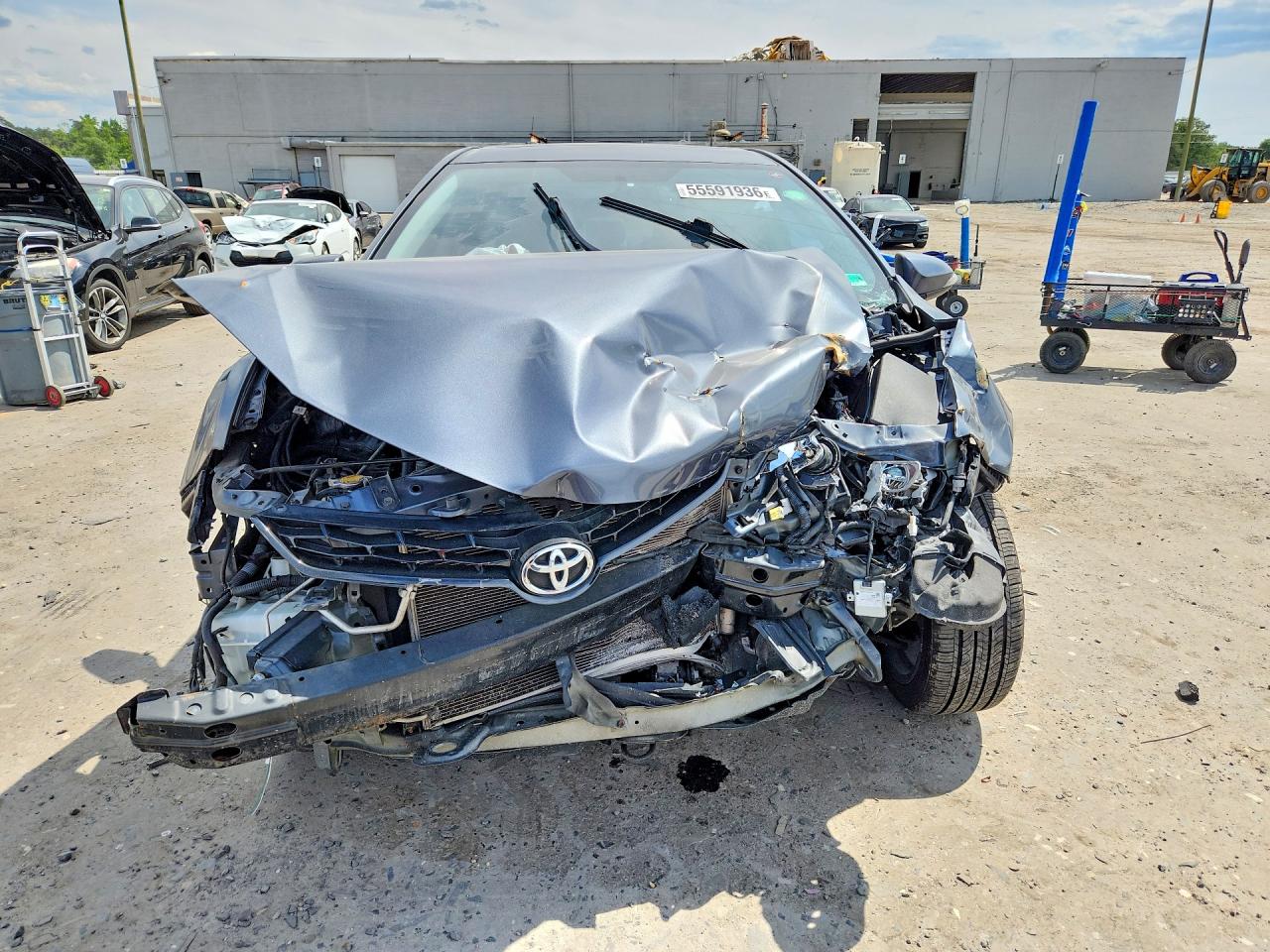 2015 Toyota Corolla S Plus Gray vin: 2T1BURHEXFC289775