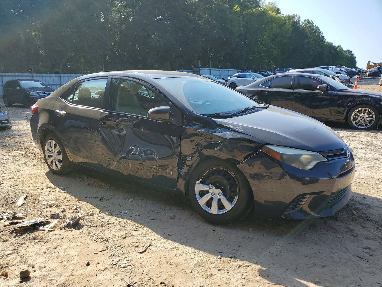 2015 Toyota Corolla Le Black vin: 2T1BURHEXFC296886