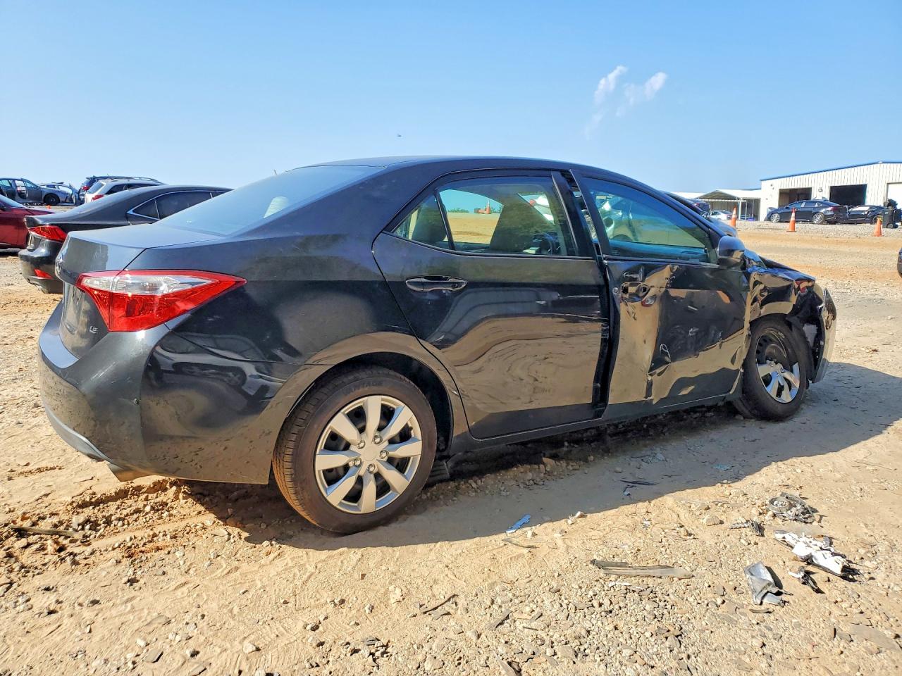 2015 Toyota Corolla Le Black vin: 2T1BURHEXFC296886