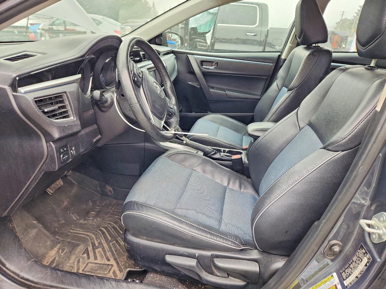 2015 Toyota Corolla S Plus Gray vin: 2T1BURHEXFC306395